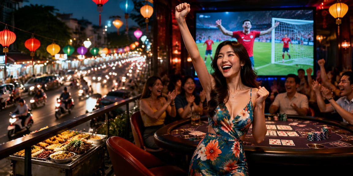 Người chơi tham gia game bài sôi động tại chợ đêm Hồ Chí Minh