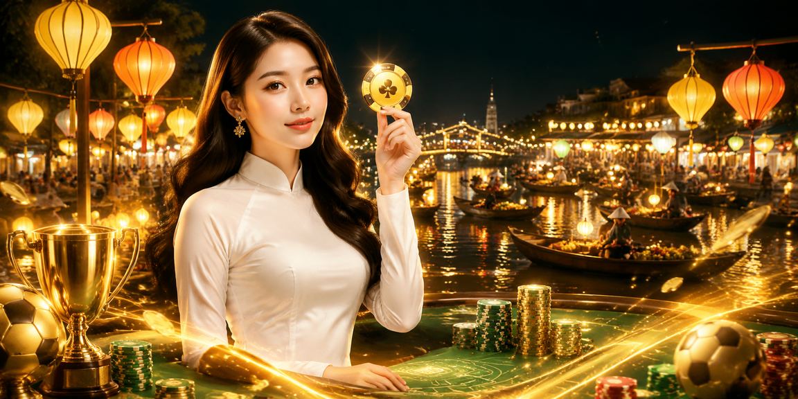 Người chơi tại Hội An trải nghiệm cá cược casino trong trang phục áo dài truyền thống
