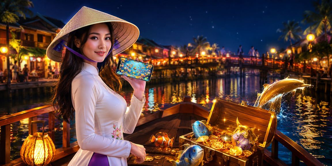 Người chơi tại vùng Mekong thử trò chơi bắn cá trên nền tảng di động