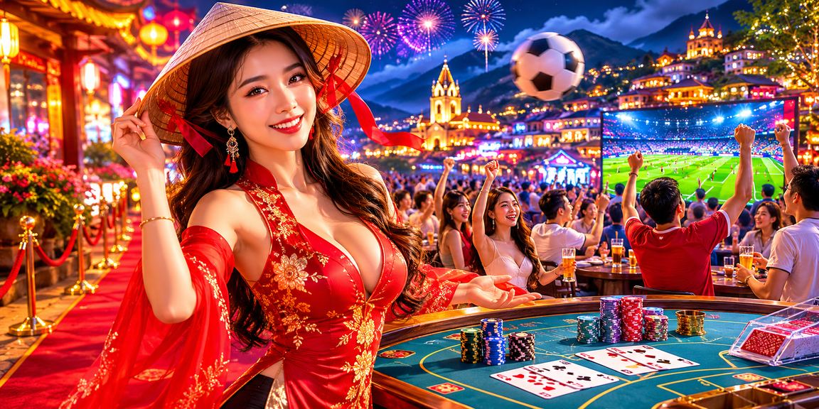 Người chơi baccarat tại Sapa với nón lá truyền thống Việt Nam